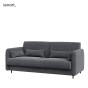 BED CONCEPT BC-18 - Sofa 140 do BC-01 - grafit ART 82630 / front biały-2