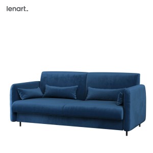 BED CONCEPT BC-18 - Sofa 140 do BC-01 - granat SOLO 263 / front biały