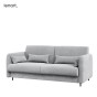 BED CONCEPT BC-18 - Sofa 140 do BC-01 - szary ART 82626 / front dąb artisan-1