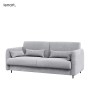 BED CONCEPT BC-18 - Sofa 140 do BC-01 - szary ART 82626 / front dąb artisan-4