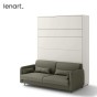 BED CONCEPT BC-19 - Sofa 160 do BC-12 - zielony/front biały-3