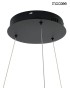 MOOSEE lampa wisząca GARDENS 50 czarna