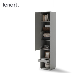 BED CONCEPT BC-07 - szafka 1d1s - szary