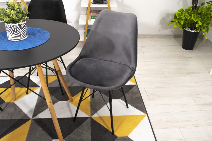 STÓŁ TODI OKRĄGŁY 80CM ▪️ 3327 ▪️ CZARNY