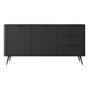 Komoda LANTE 2D3S | 163cm | Czarny