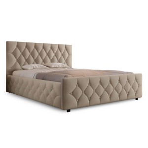 Łóżko tapicerowane z pojemnikiem SFG0172P | 160x200 | Welur | Kolor do wyboru