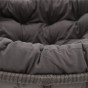 Ogrodowy fotel bujany technorattan Szary poduszki szary | OUTLET-15