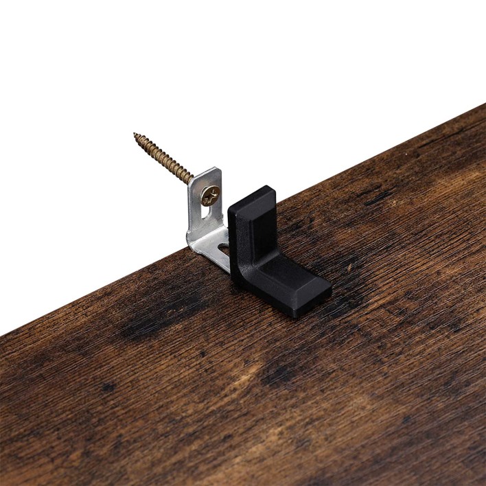 REGAŁ PÓŁKA NA KSIĄŻKI LBC61BX ▪️ 2011 ▪️ RUSTYKALNY BRĄZ