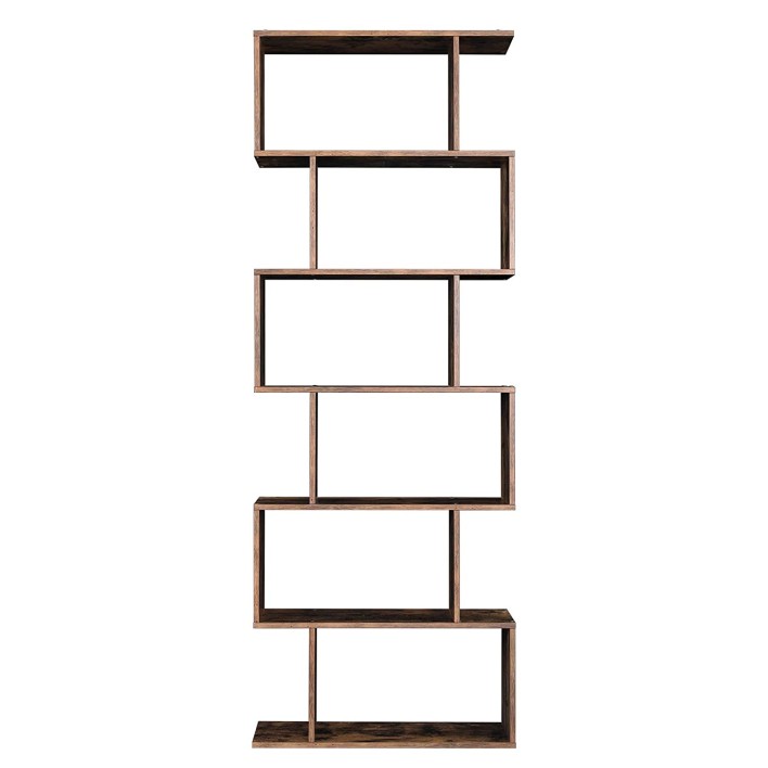 REGAŁ PÓŁKA NA KSIĄŻKI LBC61BX ▪️ 2011 ▪️ RUSTYKALNY BRĄZ