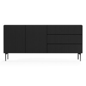 Komoda MUTI 2D3S (C) | 177cm | Czarny