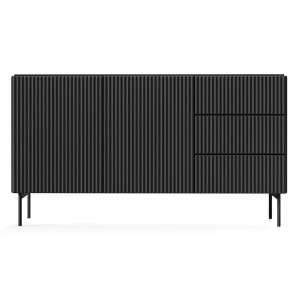 Komoda MUTI 2D3S (D) | 147cm | Czarny