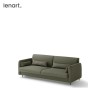 BED CONCEPT BC-35 - Sofa 180 do BC-13 - zielony/front dąb artisan-1