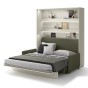 BED CONCEPT BC-35 - Sofa 180 do BC-13 - zielony/front dąb artisan-3