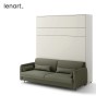 BED CONCEPT BC-35 - Sofa 180 do BC-13 - zielony/front dąb artisan-7