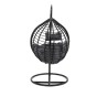 Fotel wiszący ogrodowy HC-003 | Czarny | OUTLET-4
