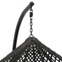 Fotel wiszący ogrodowy PREMIUM | Technorattan | Czarny | OUTLET-8