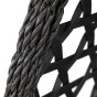 Fotel wiszący ogrodowy PREMIUM | Technorattan | Czarny | OUTLET-10
