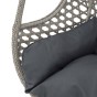 Fotel wiszący ogrodowy dwuosobowy SC-N1 | Technorattan | Szary | OUTLET-8