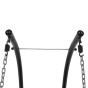 Fotel wiszący ogrodowy dwuosobowy SC-N1 | Technorattan | Szary | OUTLET-11
