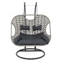 Fotel wiszący ogrodowy dwuosobowy SC-N1 | Technorattan | Szary | OUTLET-16