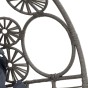 Fotel wiszący ogrodowy dwuosobowy SC-N3 | Szary | Poduszki szare | OUTLET-8