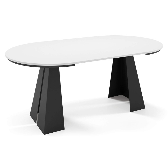 Stół FUEGO rozłożony Biel arktyczna.jpg