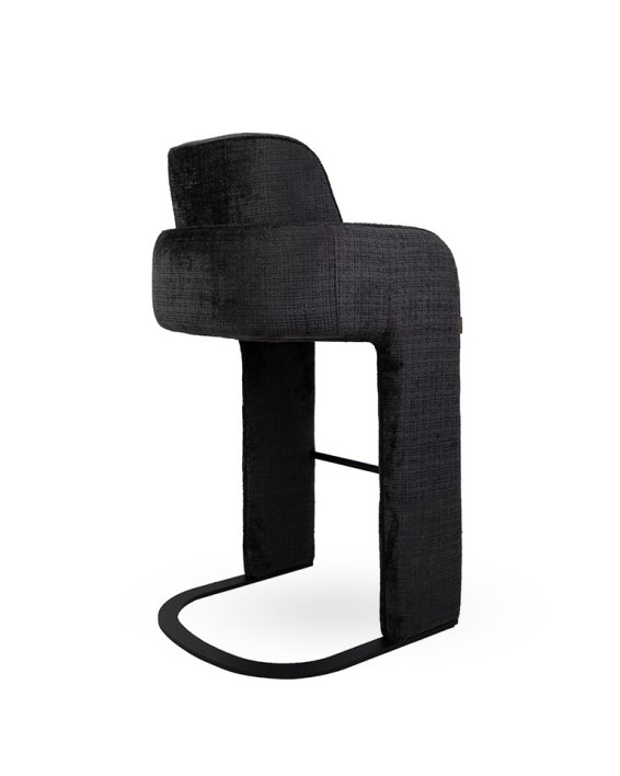 MaMaison krzesło barowe BORA czarne