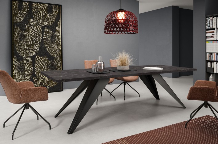 Stół VENTO rozłożony F206 ST9 Black Pietra Grigia aranżacja.jpg