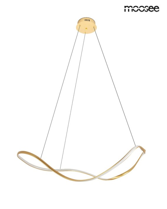 MOOSEE lampa wisząca WAVES 100 złota