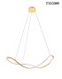 MOOSEE lampa wisząca WAVES 100 złota