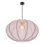 MELLOW lampa wisząca czarny 1x40W E27 abażur 60 biały kula 31-41975-2