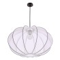 MELLOW lampa wisząca czarny 1x40W E27 abażur 60 biały kula 31-41975-4