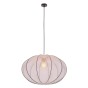 MELLOW lampa wisząca czarny 1x40W E27 abażur 60 biały kula 31-41975-5