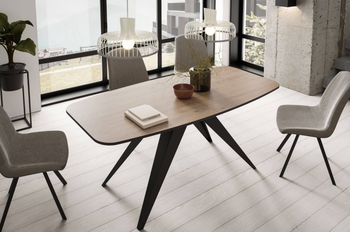 Stół FERRO H3133 ST12 Truffle Brown Davos Oak aranżacja.jpg