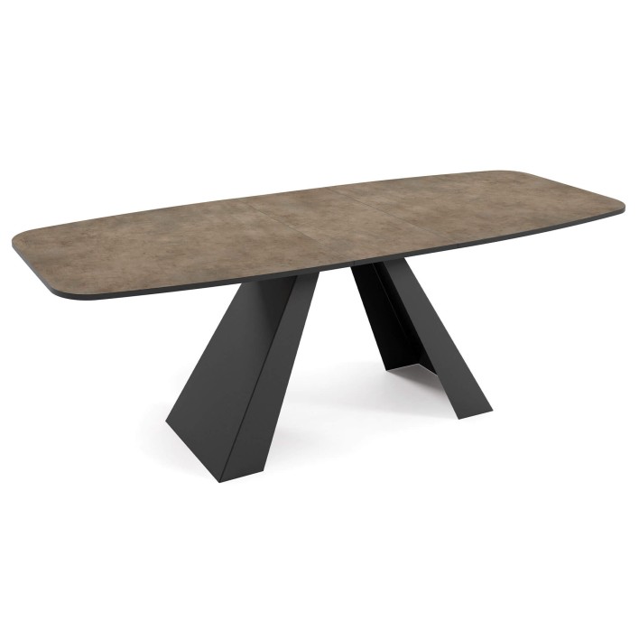 Stół MYRON rozłożony F187 ST9 Dark Grey ChicagoConcrete.jpg