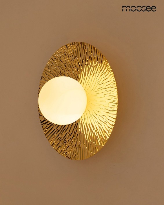 MOOSEE lampa ścienna SOUL 30 złota