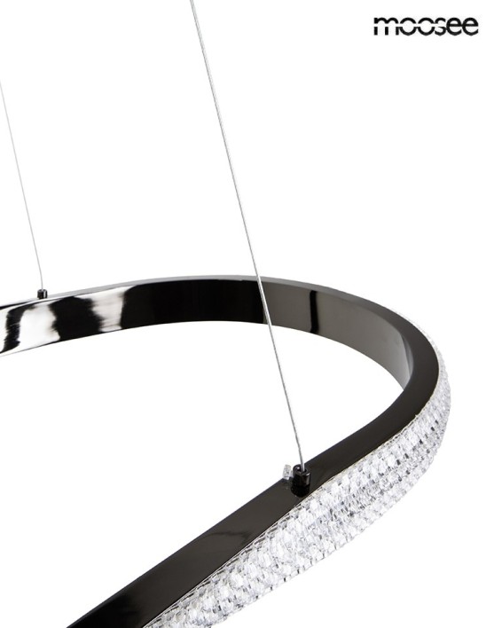 MOOSEE lampa wisząca ANILLO 120 czarna