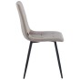 Krzesło welurowe DC-6402 ciemny beż #7 | OUTLET-4