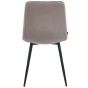 Krzesło welurowe DC-6402 ciemny beż #7 | OUTLET-5