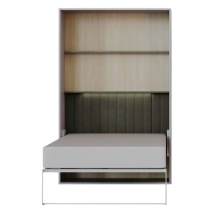 Lóżko półkotapczan LUMI | kaszmir-oliwka