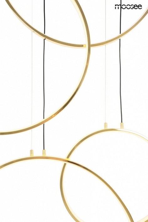MOOSEE lampa wisząca CIRCULO SIX złota