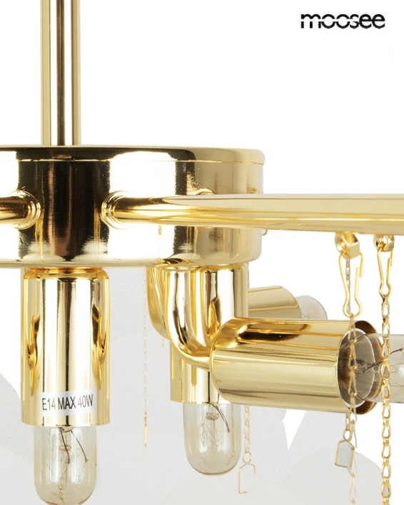 MOOSEE lampa wisząca SUONO 80 złota