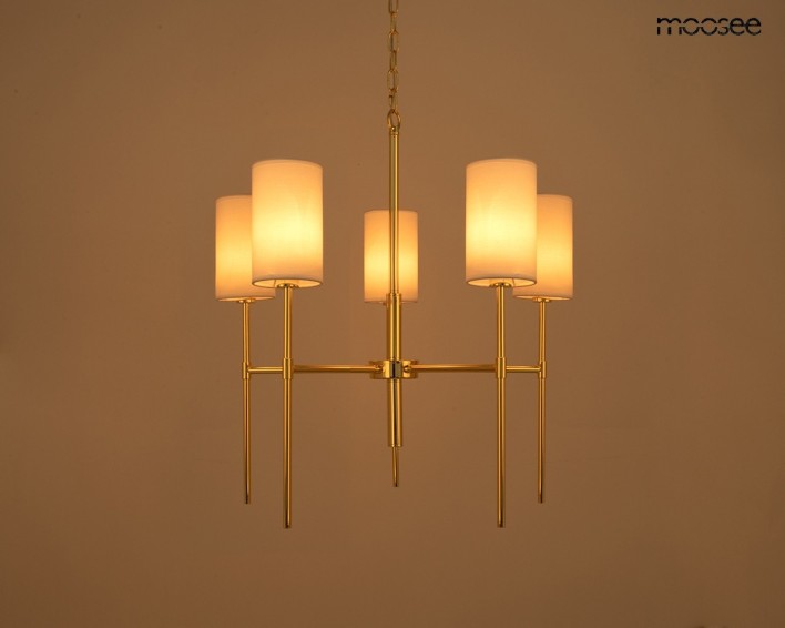 MOOSEE lampa wisząca IMPERIO 5 złota