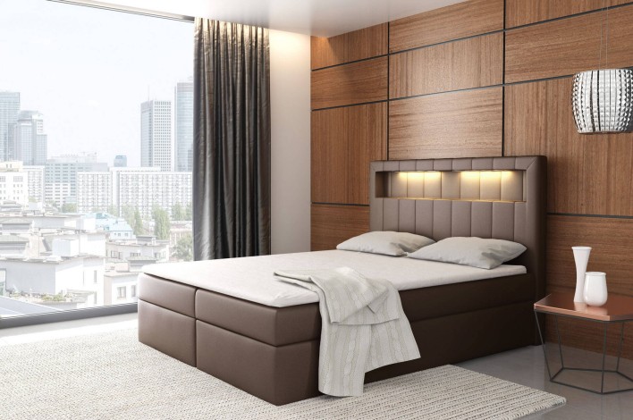 Nowoczesne łóżko kontynentalne 160x200