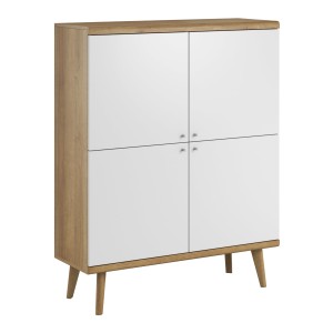 Komoda PRIMO PK107 Dąb riviera / biały