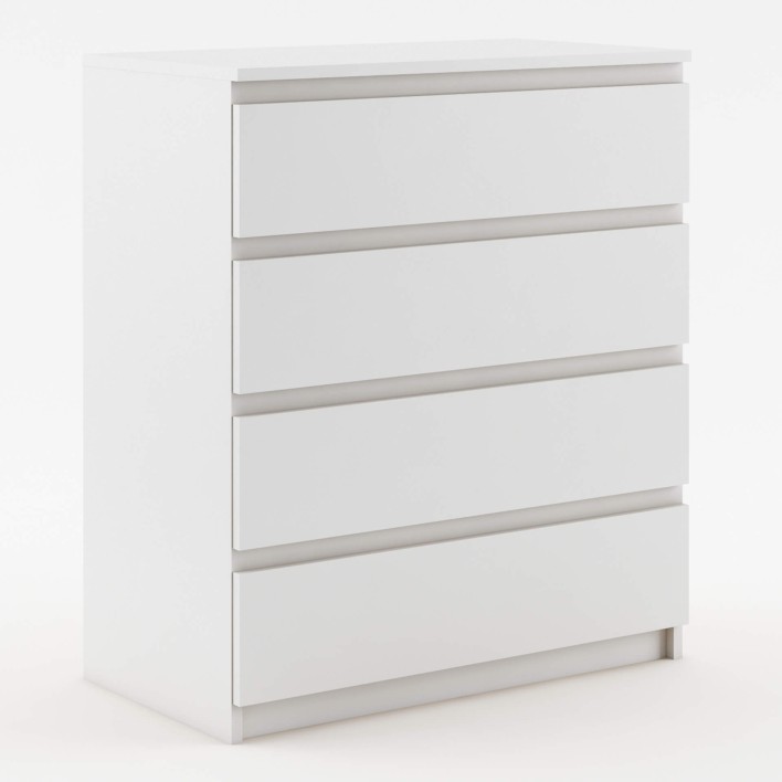 komoda z szufladami biała