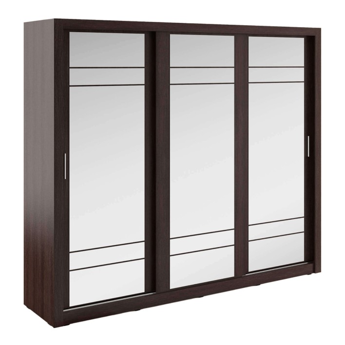 duża szafa trzydrzwiowa wenge