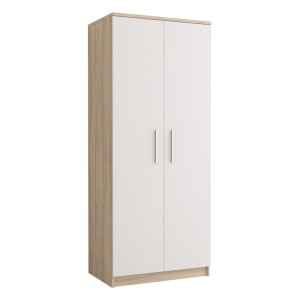 Szafa OMEGA III 2D-06 | Biały\Dąb Sonoma