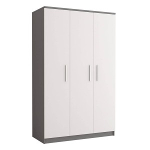 Szafa OMEGA II 3D - 19 | Biały\Szary