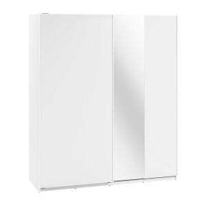 Szafa przesuwna z lustrem MAXI MX-04 | 200 | Biały